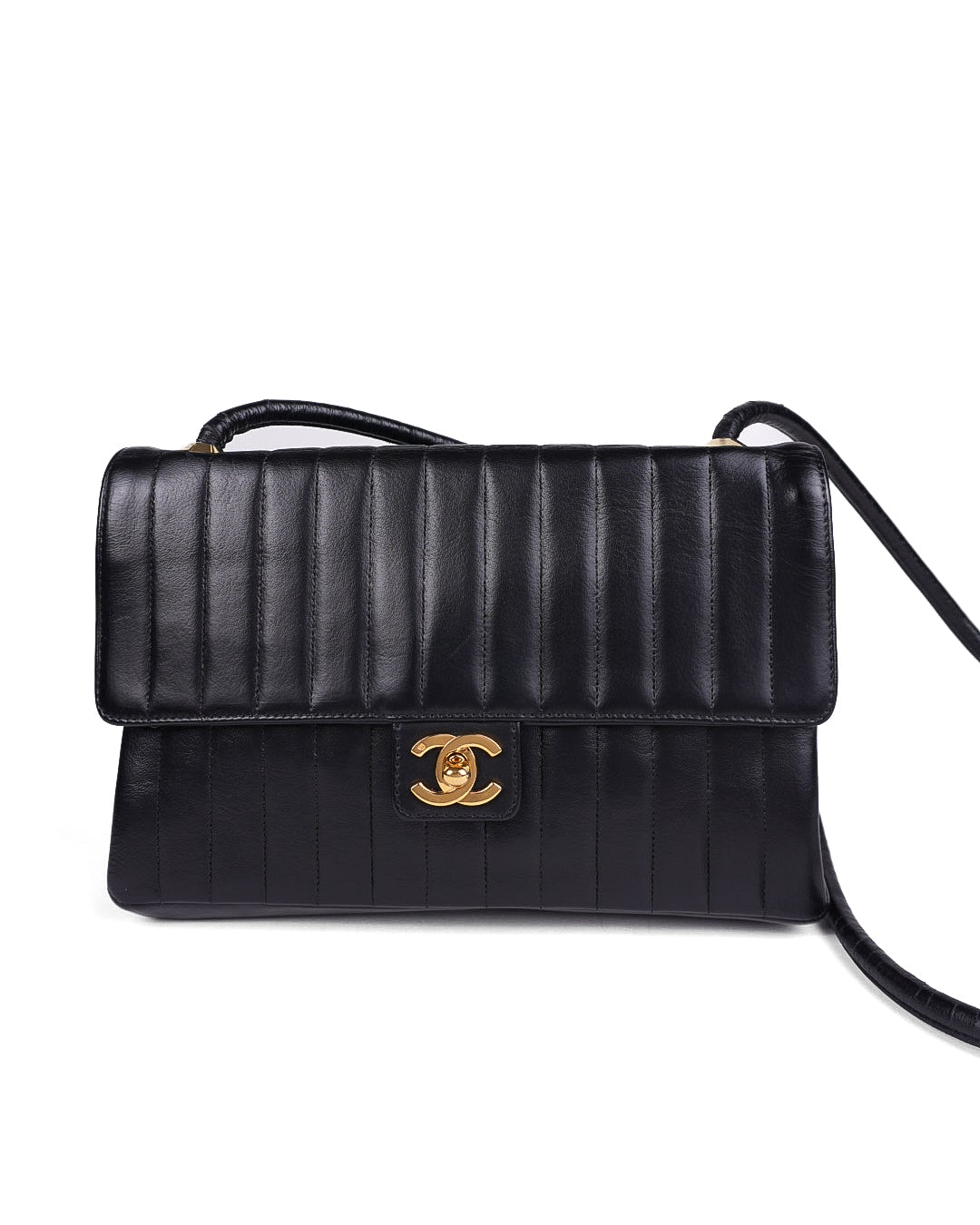 Vertical Quitted Lambskin