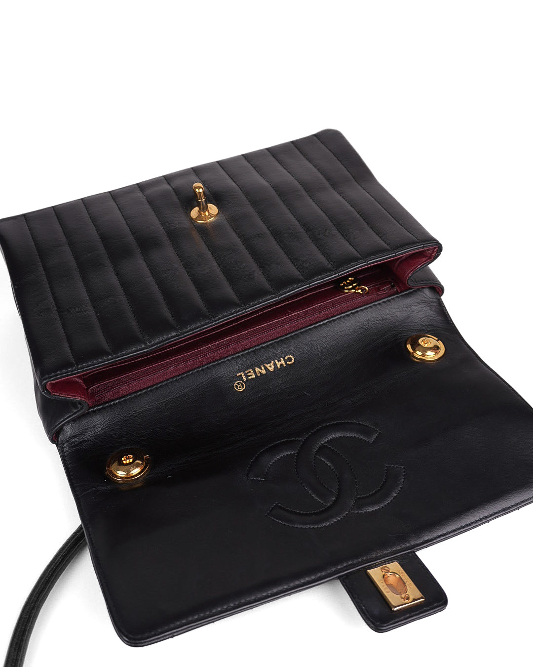 Vertical Quitted Lambskin