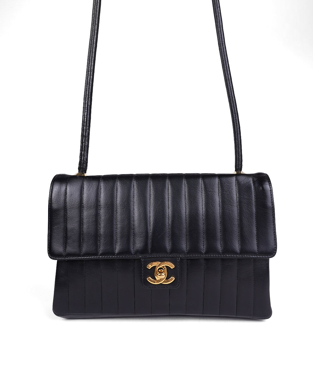 Vertical Quitted Lambskin