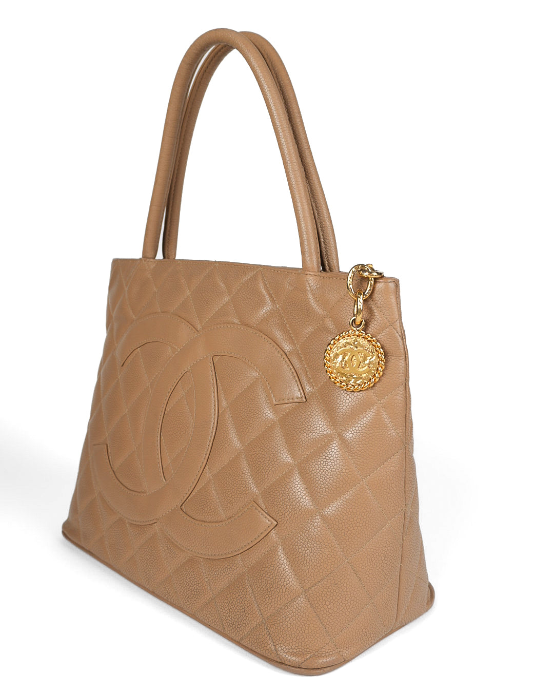 Caviar Medallion Tote Bag