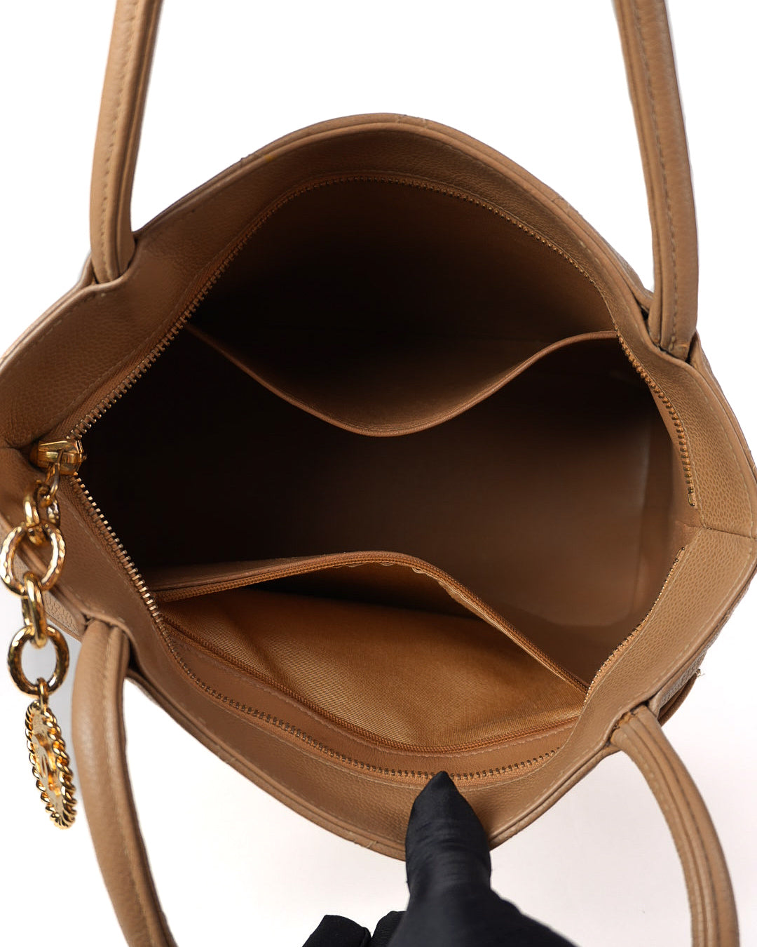 Caviar Medallion Tote Bag