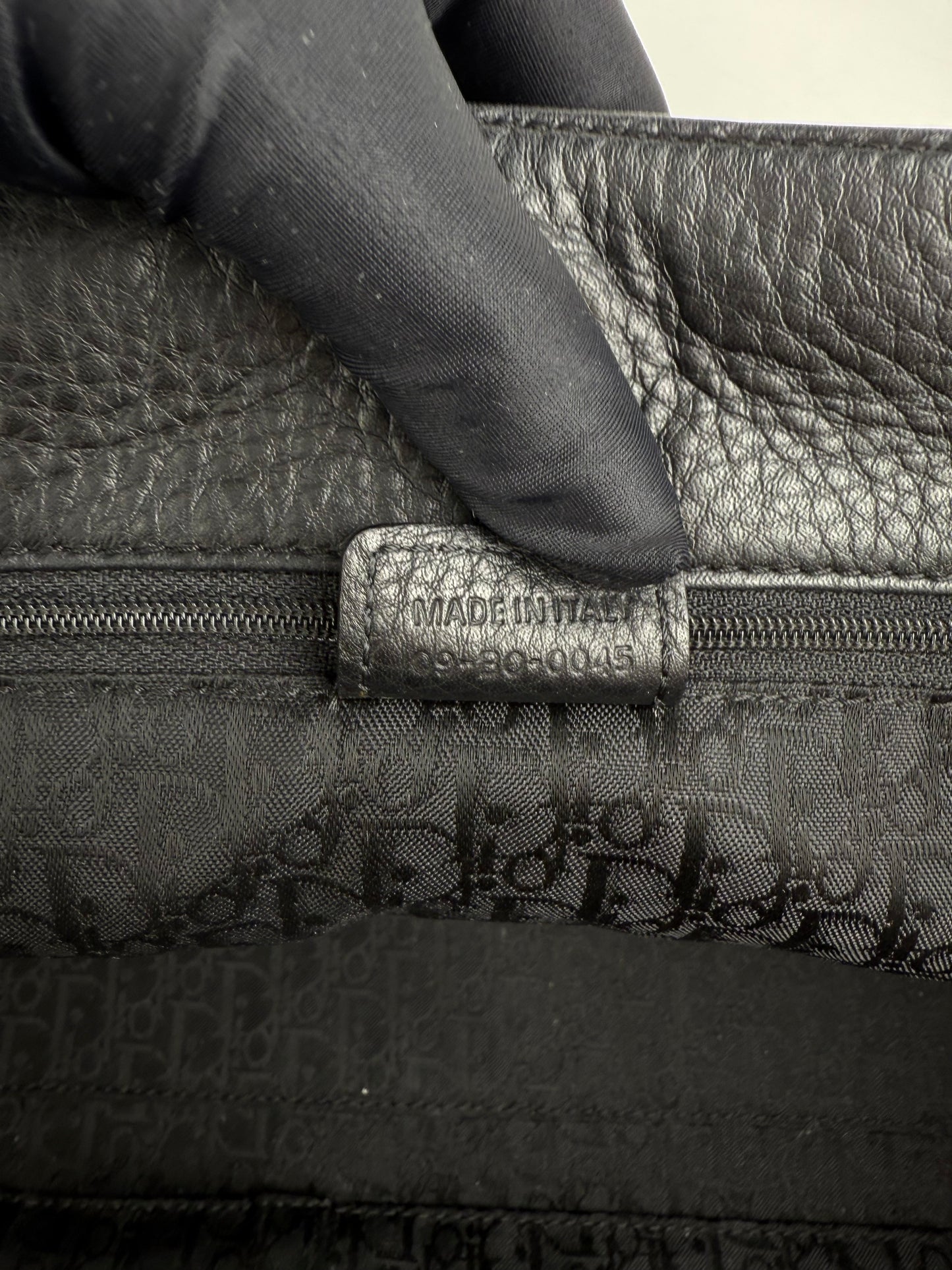 Christian Dior D Buckle Cannage Leather Tote