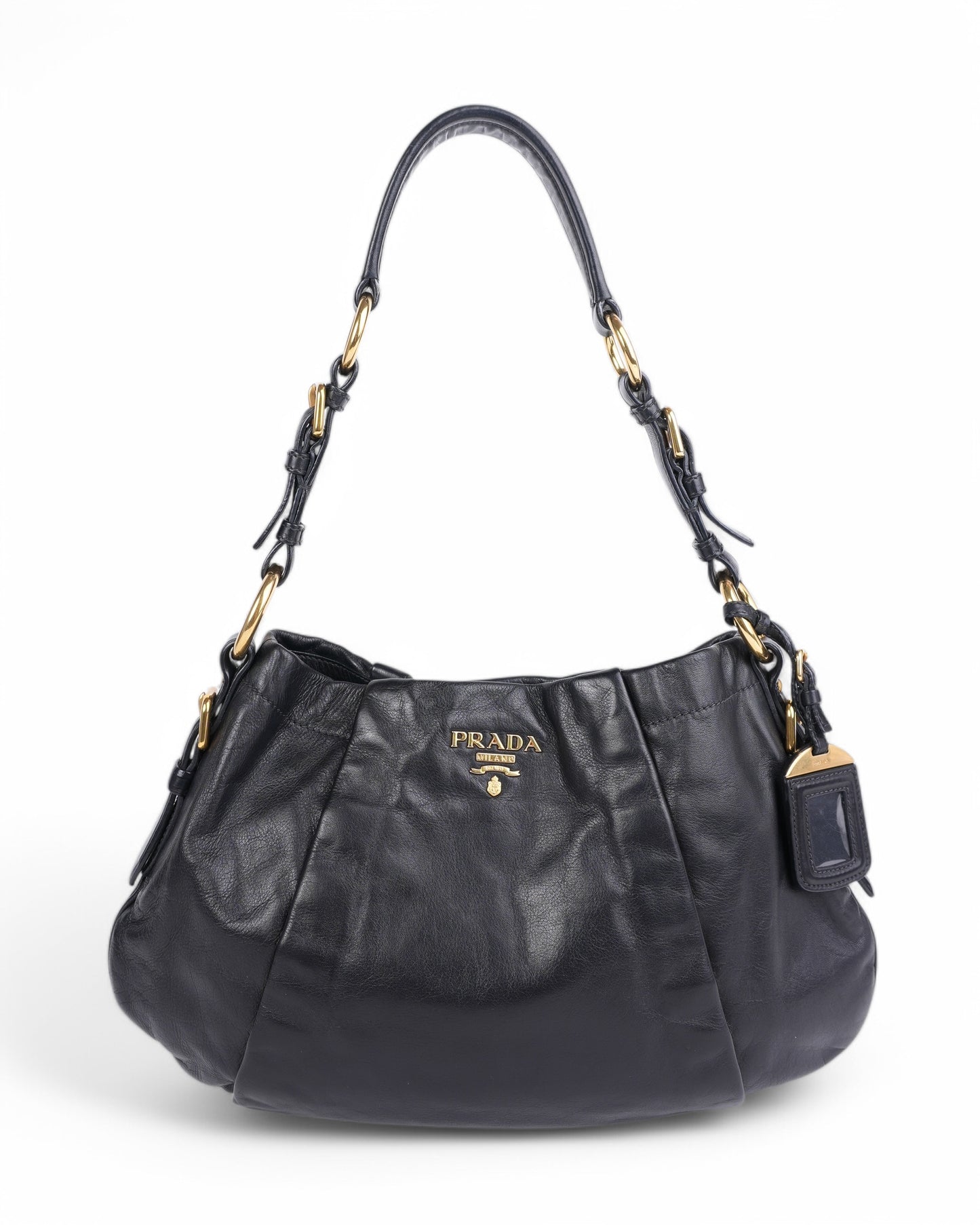 Prada Nappa Soft Leather Shoulder Bag