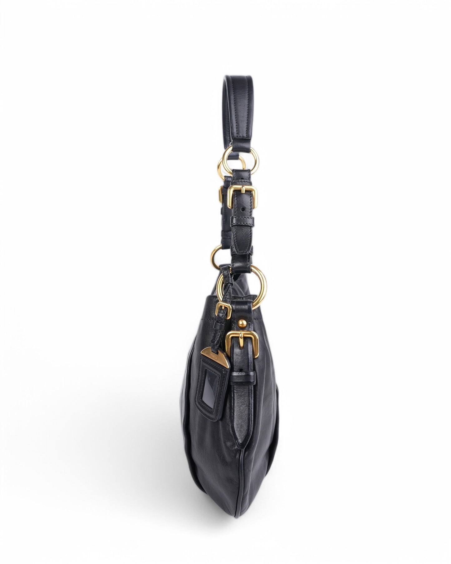Prada Nappa Soft Leather Shoulder Bag