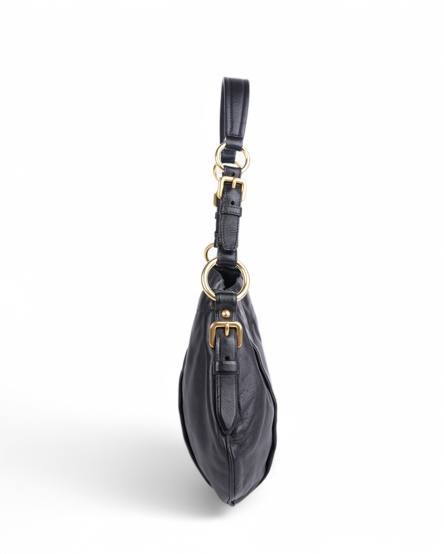 Prada Nappa Soft Leather Shoulder Bag