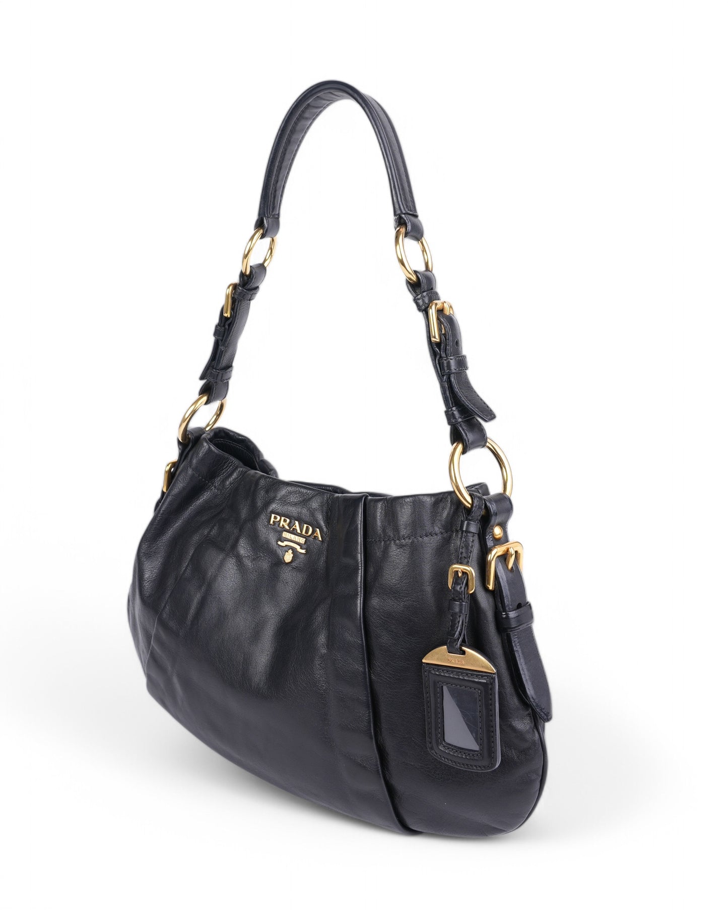 Prada Nappa Soft Leather Shoulder Bag