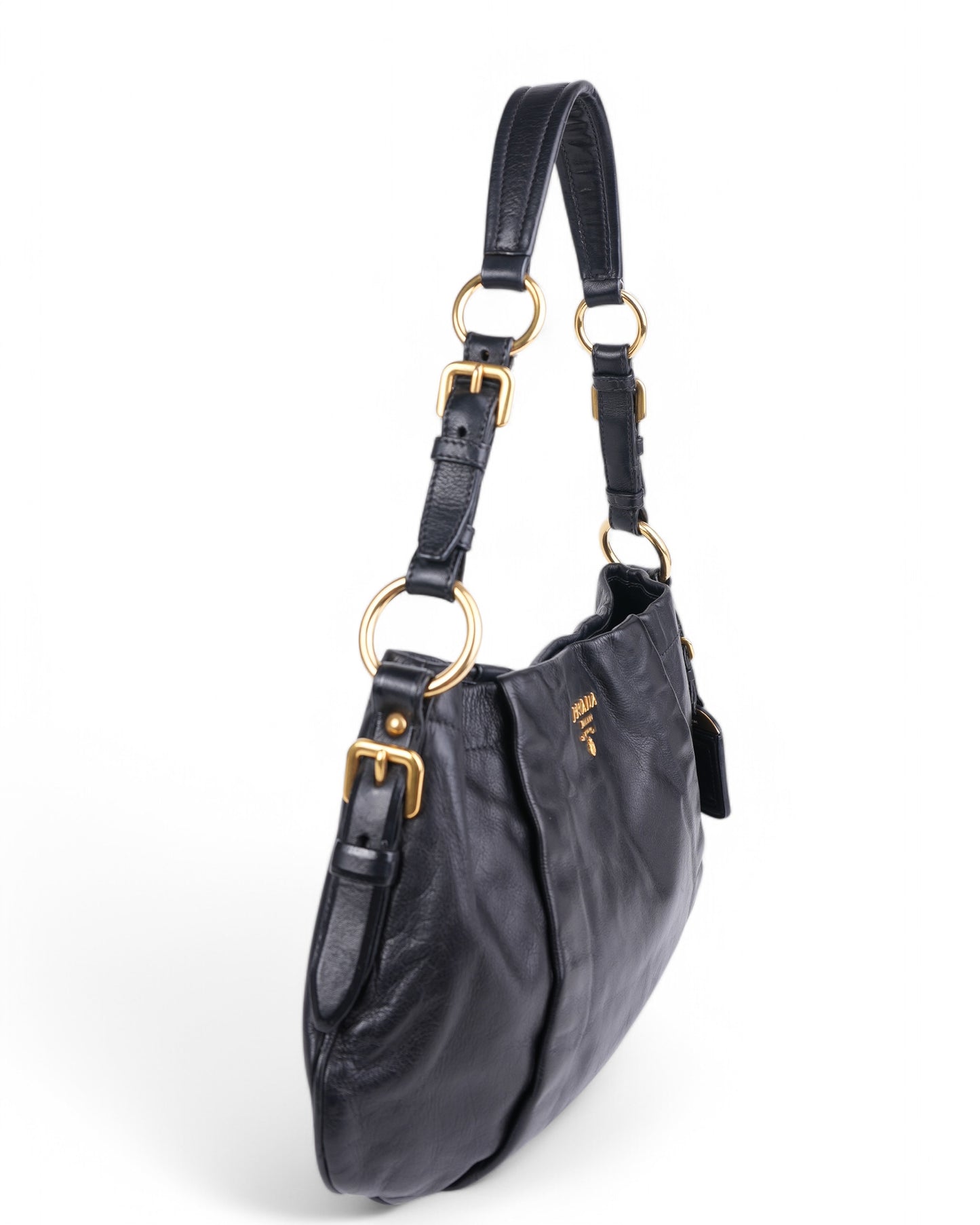 Prada Nappa Soft Leather Shoulder Bag