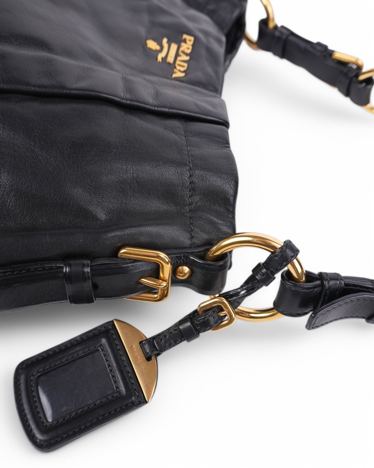 Prada Nappa Soft Leather Shoulder Bag