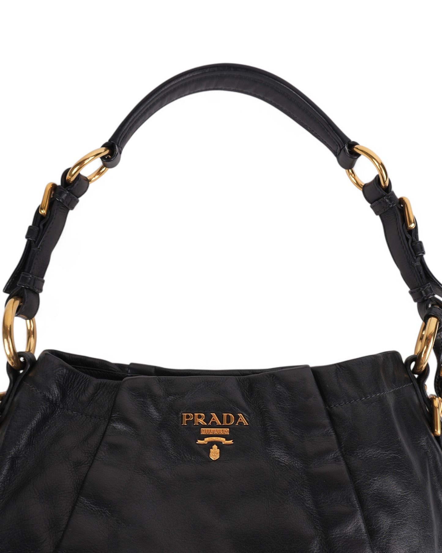 Prada Nappa Soft Leather Shoulder Bag