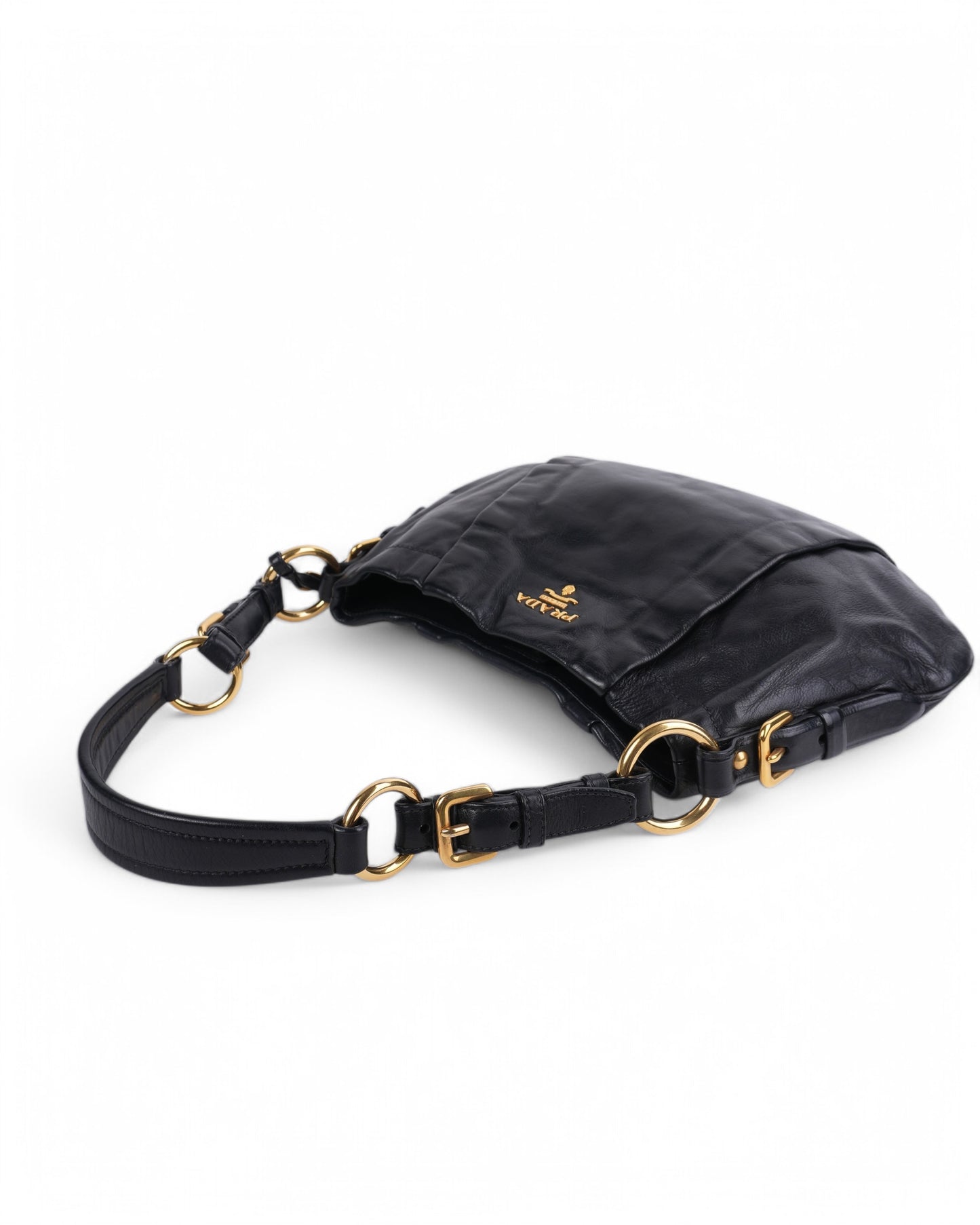 Prada Nappa Soft Leather Shoulder Bag