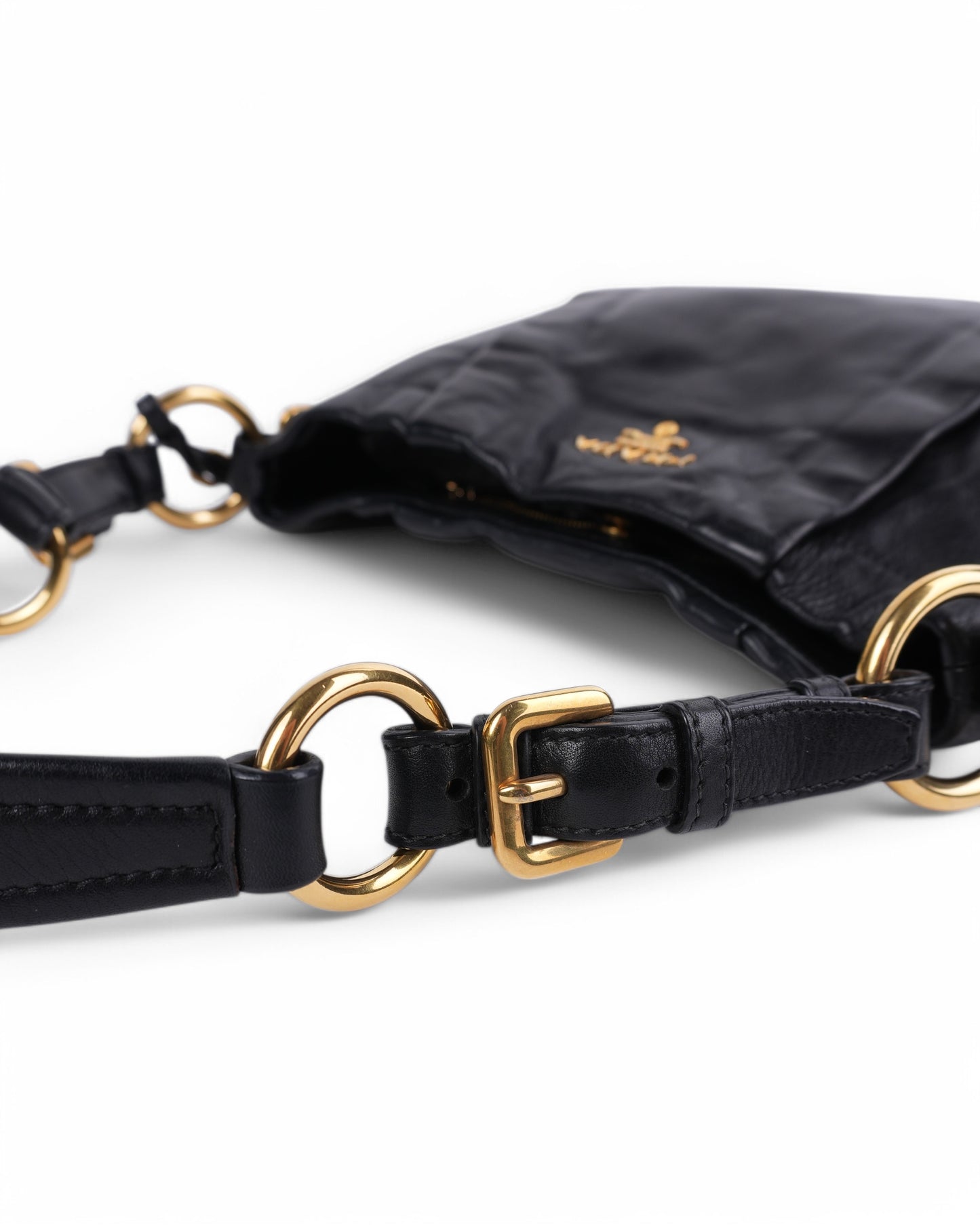 Prada Nappa Soft Leather Shoulder Bag