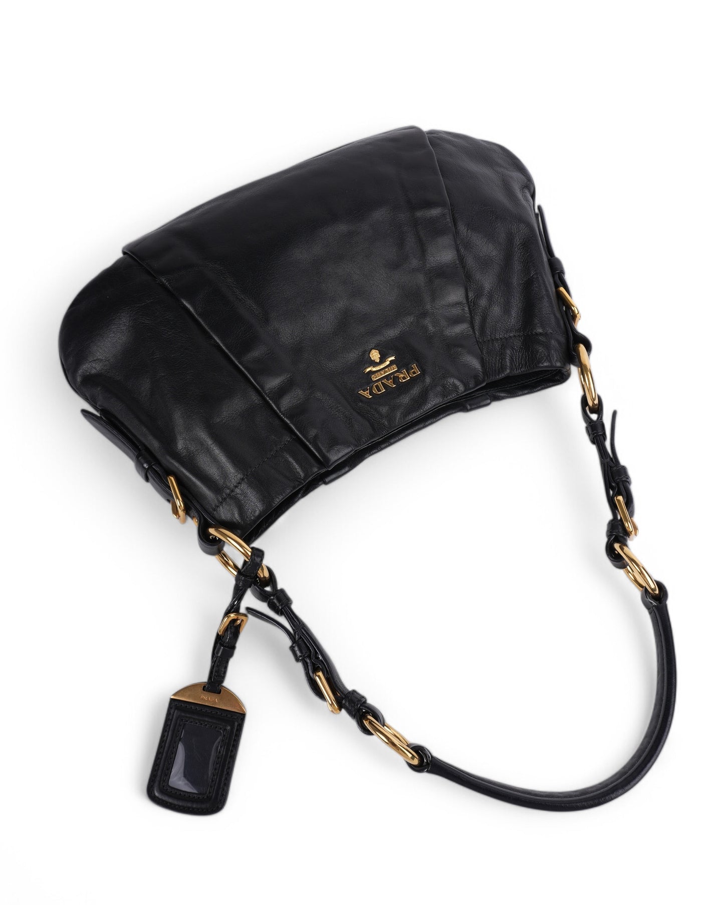 Prada Nappa Soft Leather Shoulder Bag