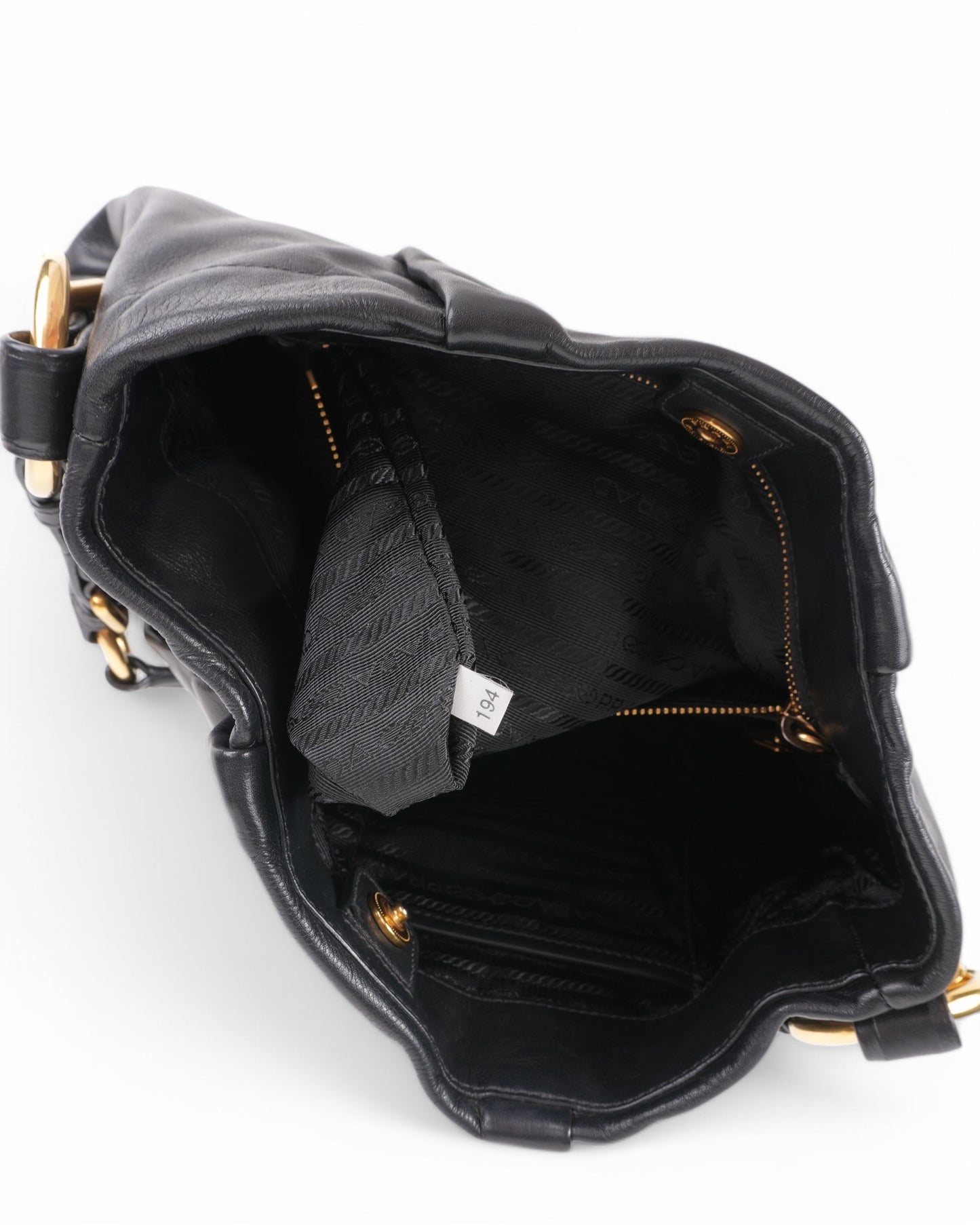 Prada Nappa Soft Leather Shoulder Bag