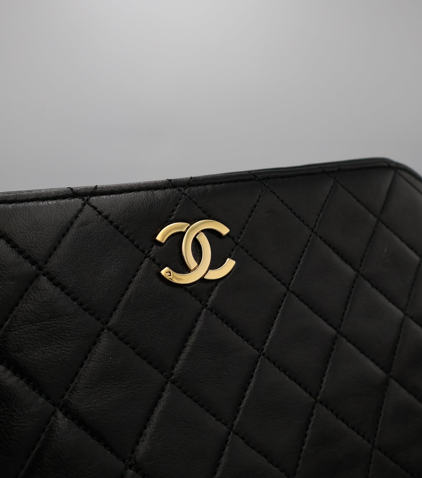 Chanel Vintage Full Flap Bag Quilted Lambskin