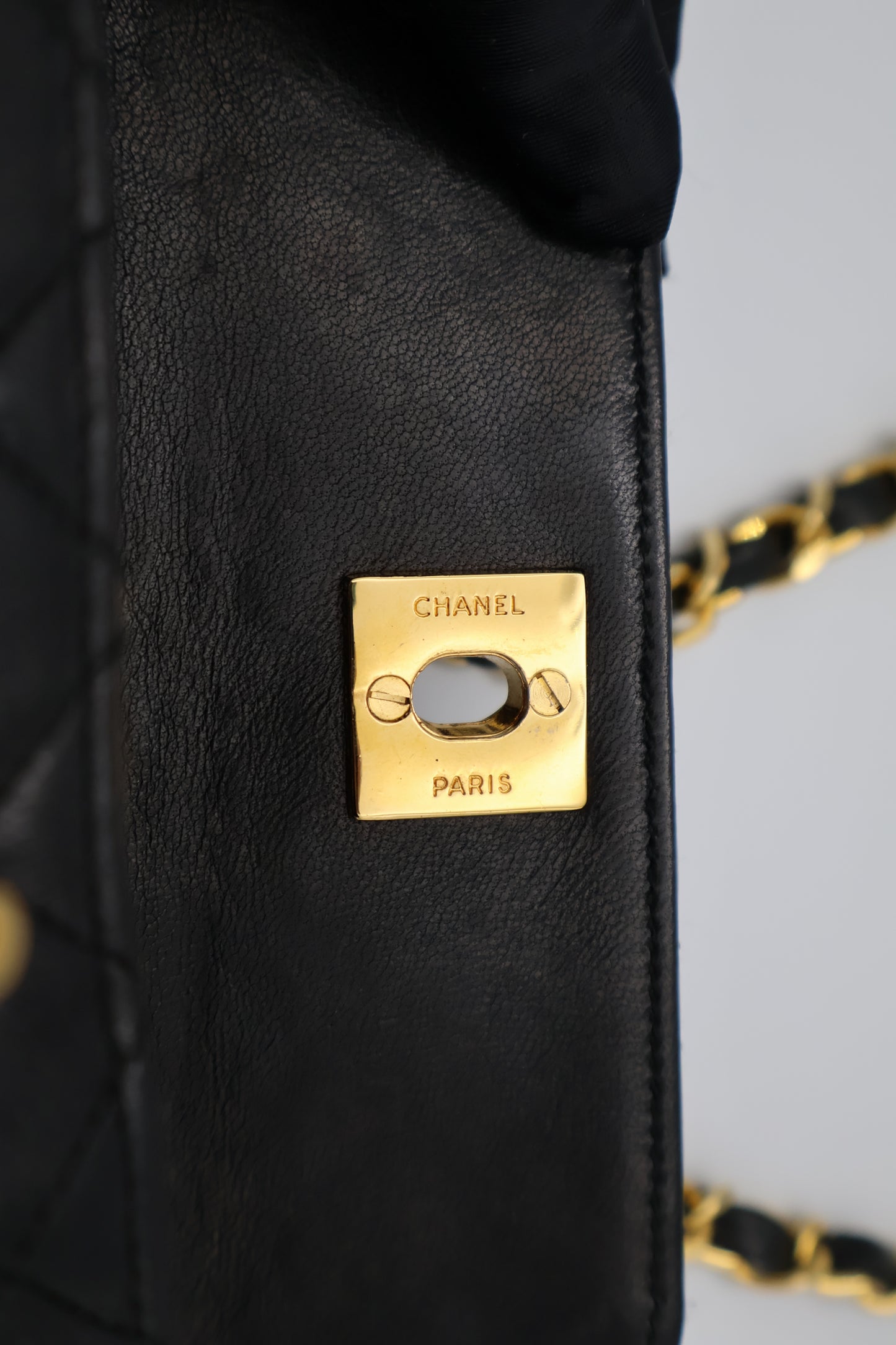 Chanel Vintage Mini Matelasse Turnlock