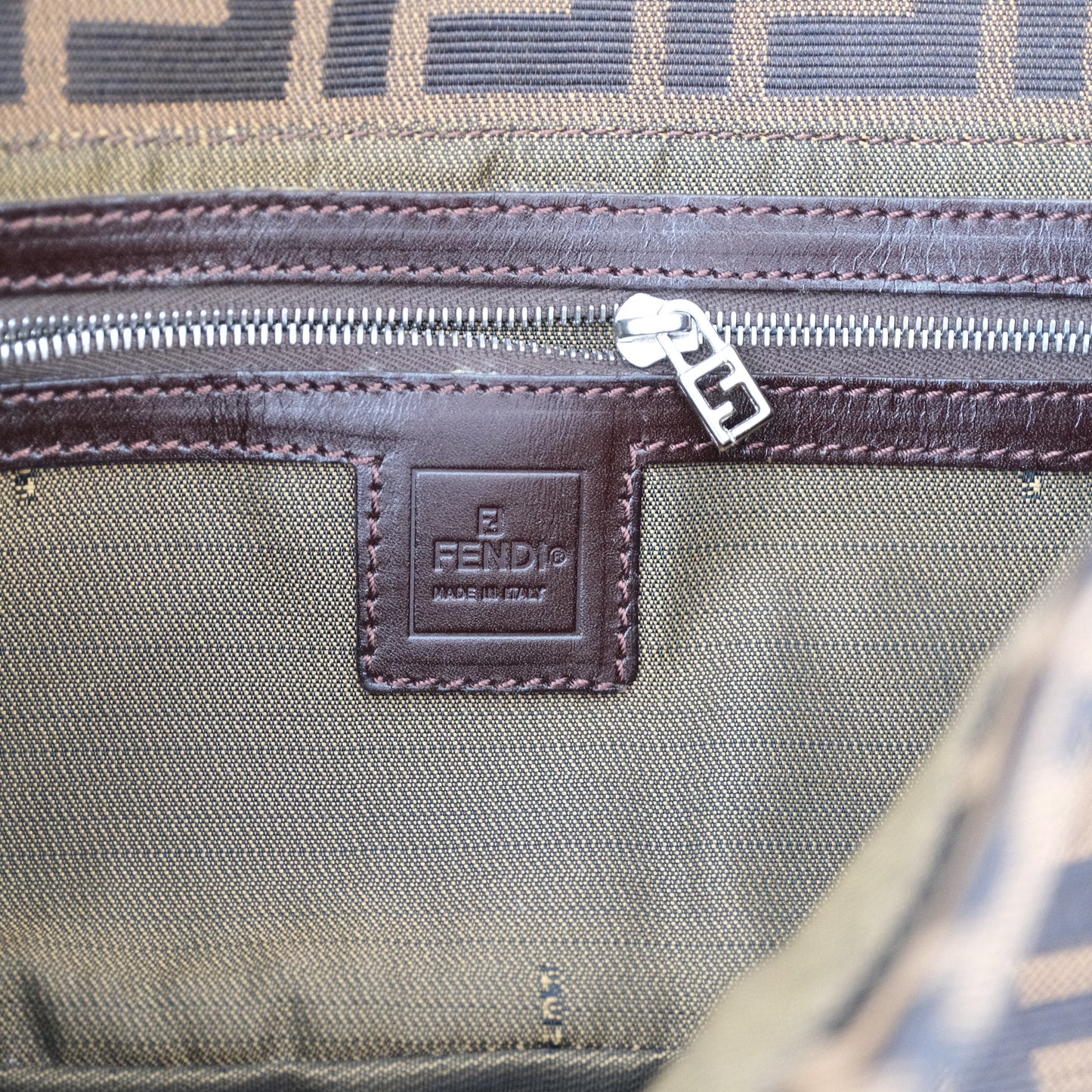 Fendi Vintage Zucca Baguette Handbag