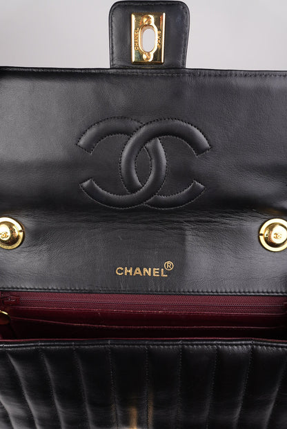 Vertical Quitted Lambskin