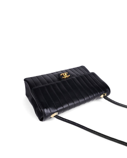 Vertical Quitted Lambskin