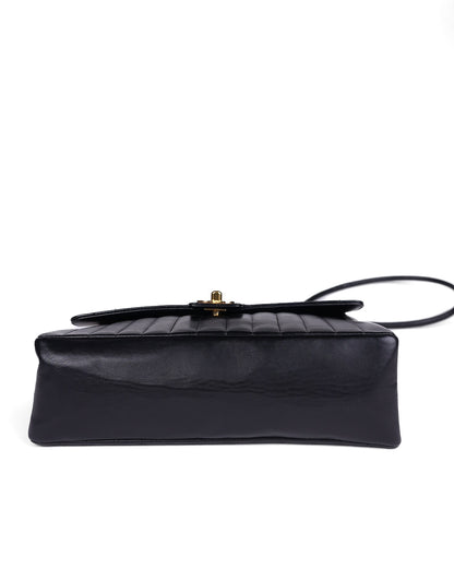 Vertical Quitted Lambskin