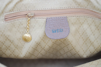 Gucci Brown Suede Bamboo Top Handle Bag