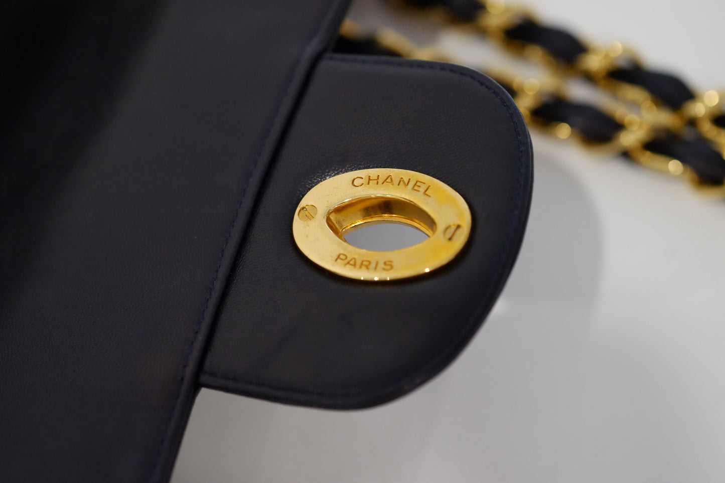 Chanel Vintage Mademoiselle Lambskin Flap Bag