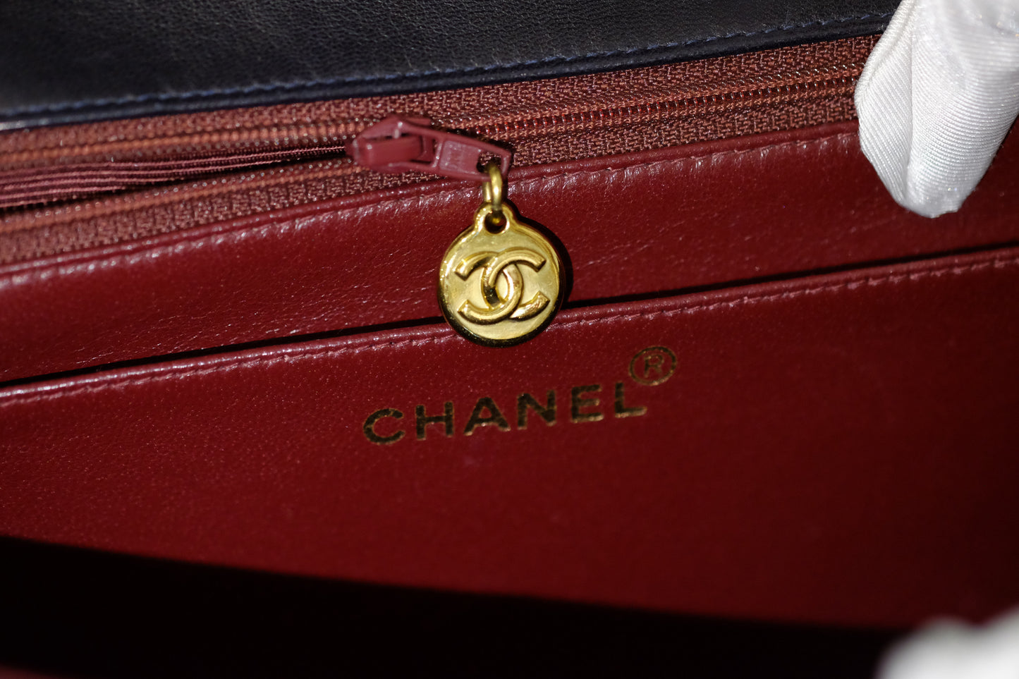 Chanel Vintage Mademoiselle Lambskin Flap Bag