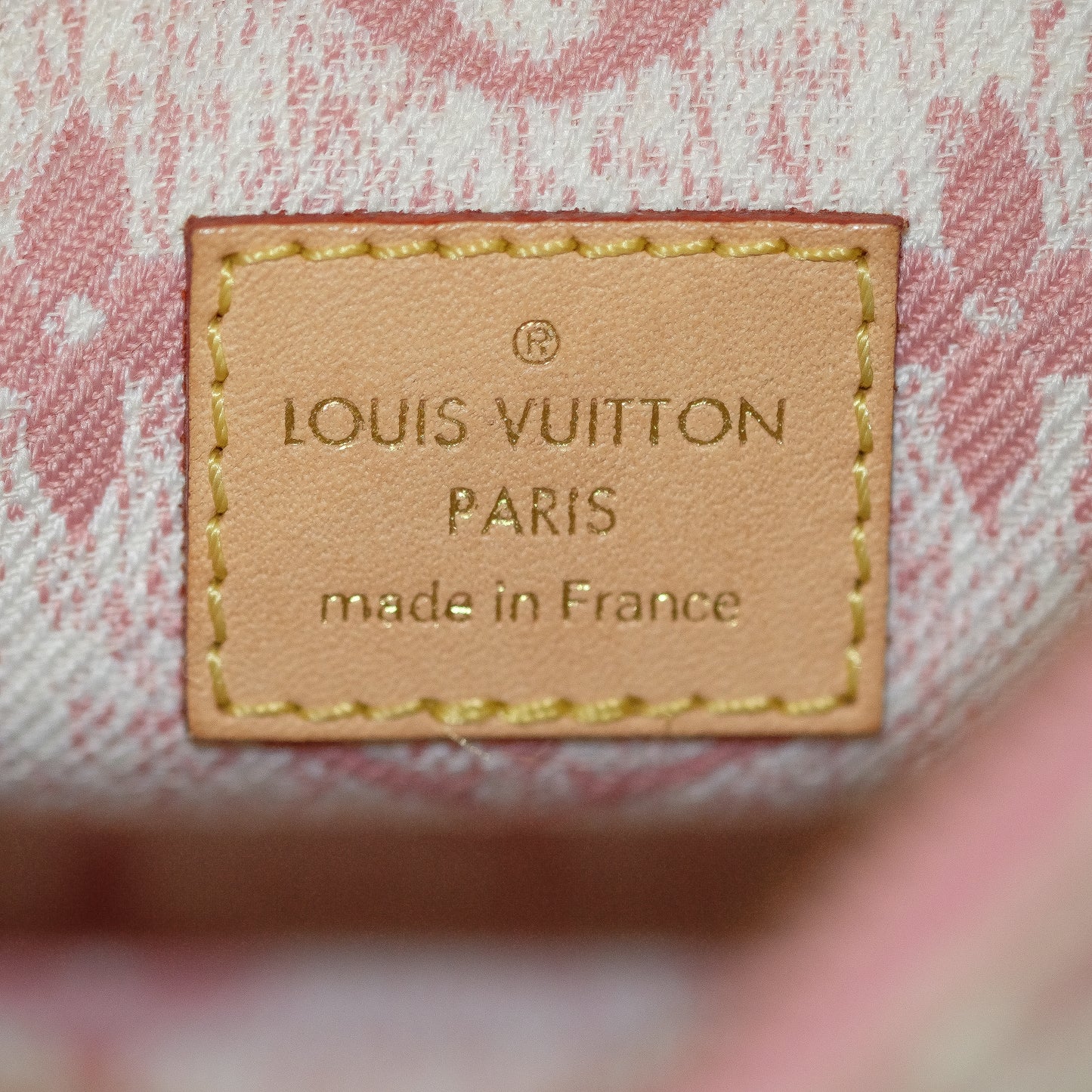 Louis Vuitton Nano Speedy Pink Denim Bag