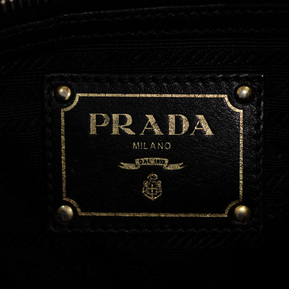 Pravda Tessuto Nylon Black Shoulder Bag