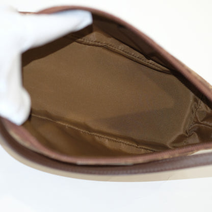Gucci Monogram Brown Canvas Boat Pochette
