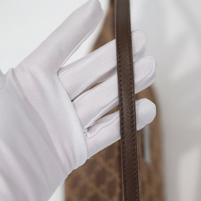 Gucci Monogram Brown Canvas Boat Pochette