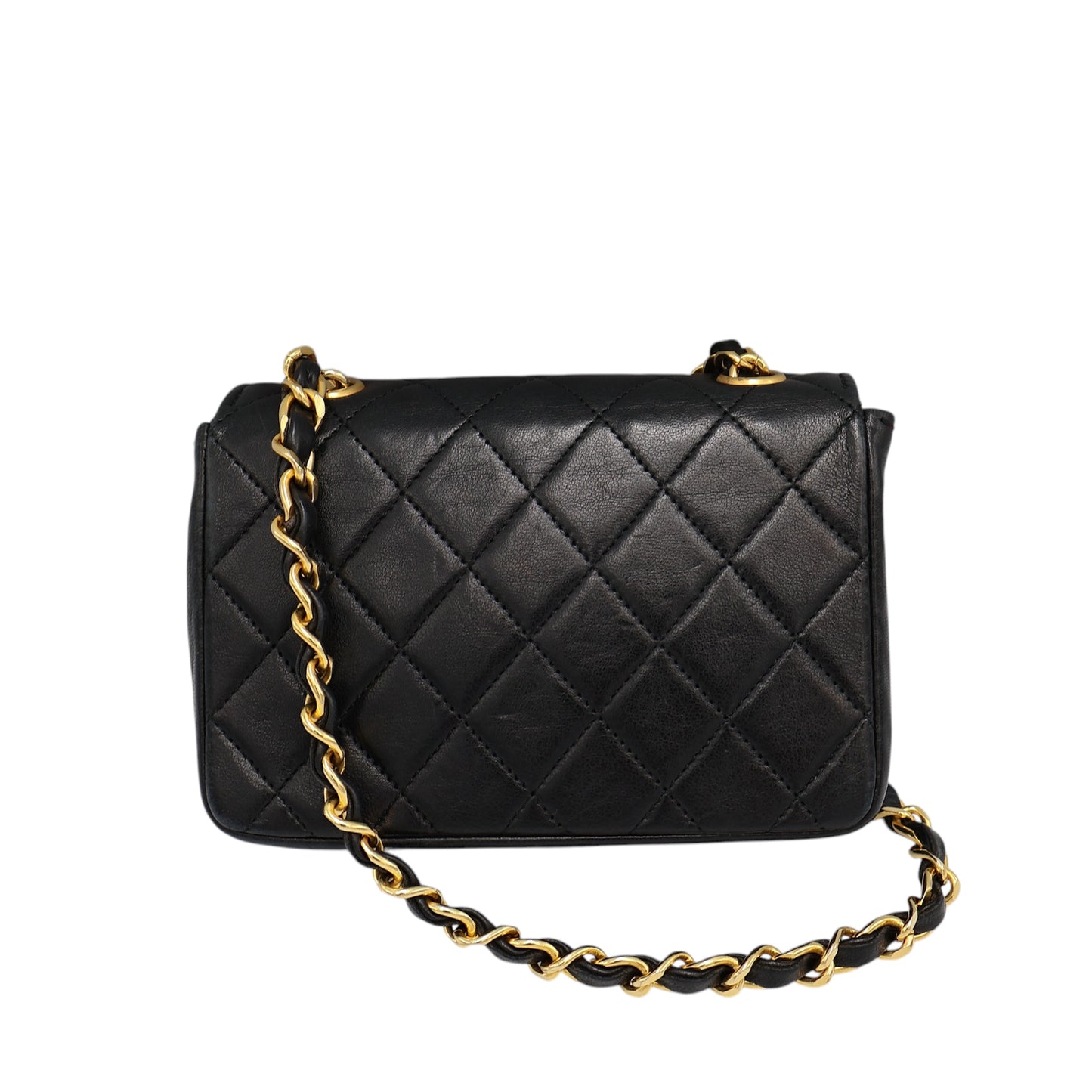 Chanel Vintage Mini Matelasse Turnlock