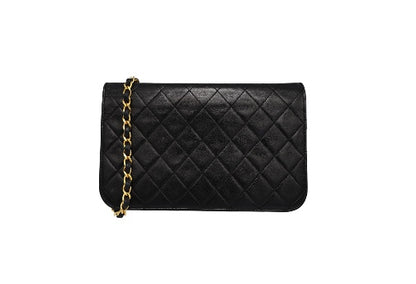 Chanel Vintage Full Flap Bag Quilted Lambskin