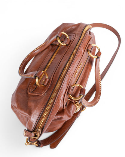 Miu Miu Leather Shoulder Bag
