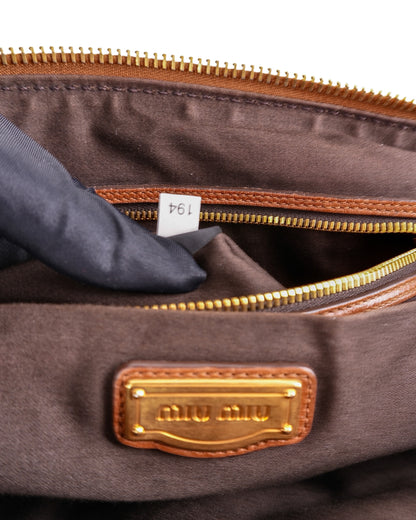 Miu Miu Leather Shoulder Bag
