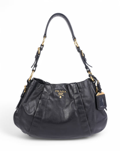 Prada Nappa Soft Leather Shoulder Bag