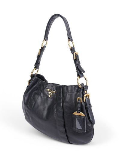 Prada Nappa Soft Leather Shoulder Bag