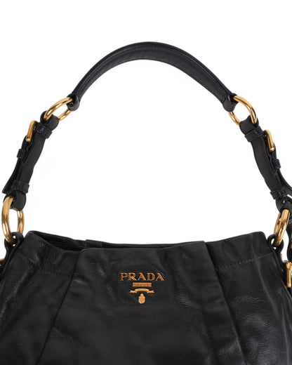 Prada Nappa Soft Leather Shoulder Bag
