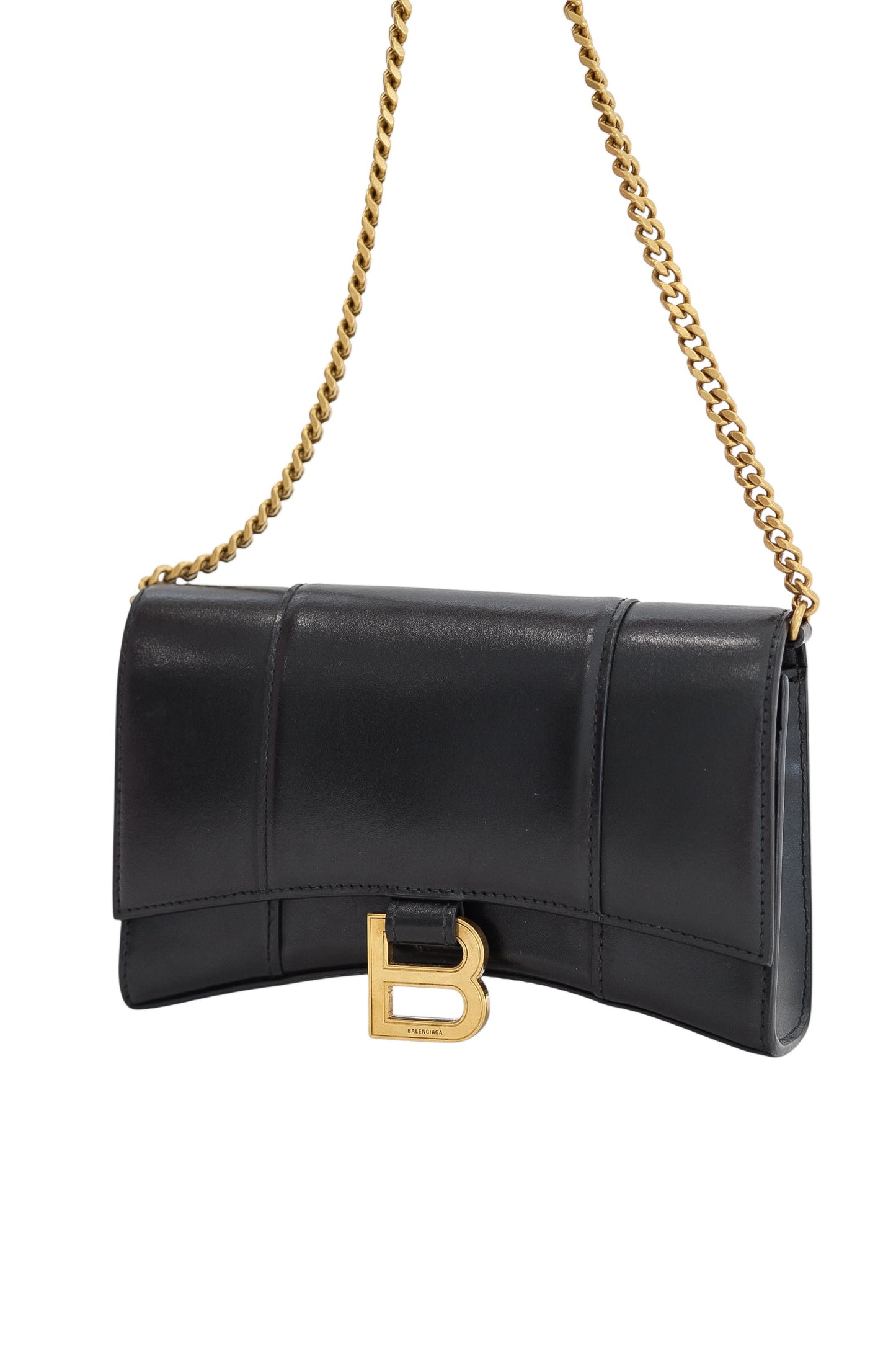 Balenciaga Hourglass Chain Wallet