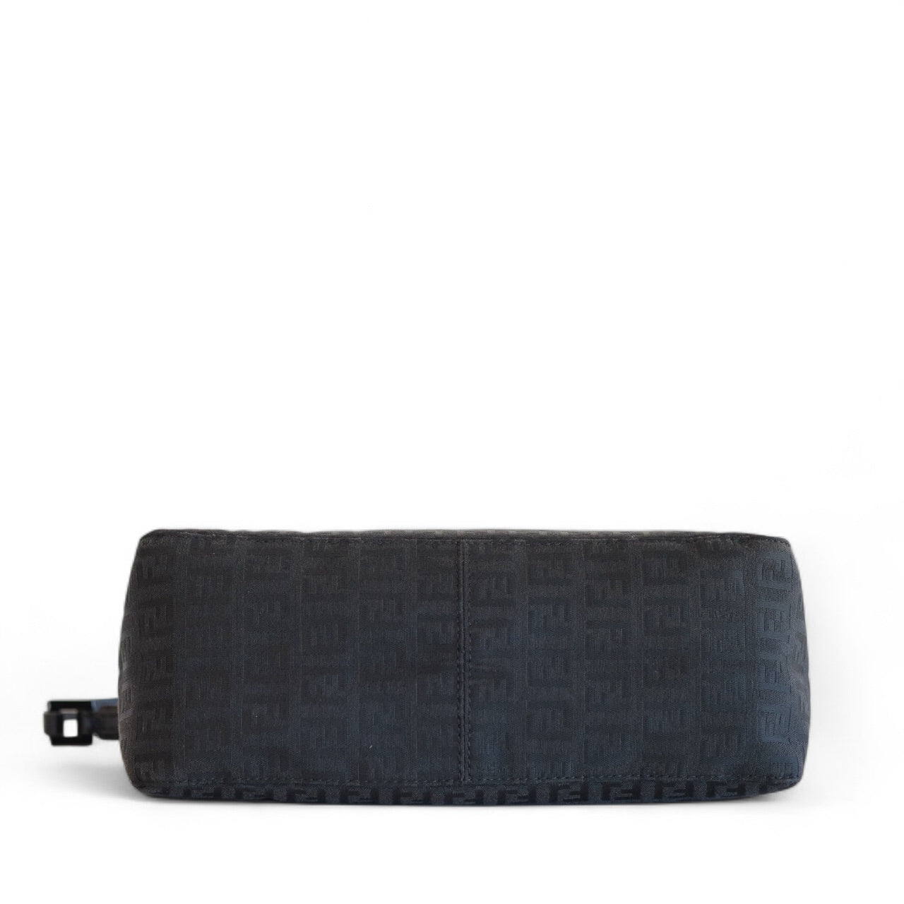 Fendi Black Baguette Cloth Shoulder Bag