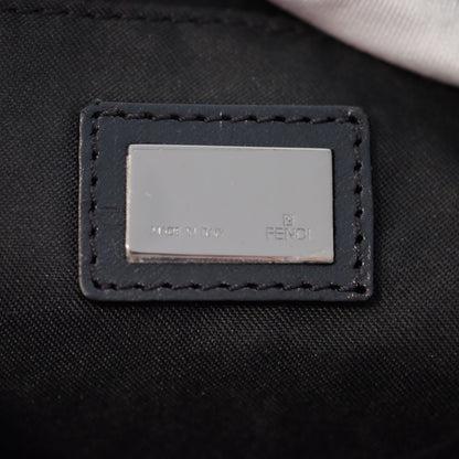 Fendi Black Baguette Cloth Shoulder Bag