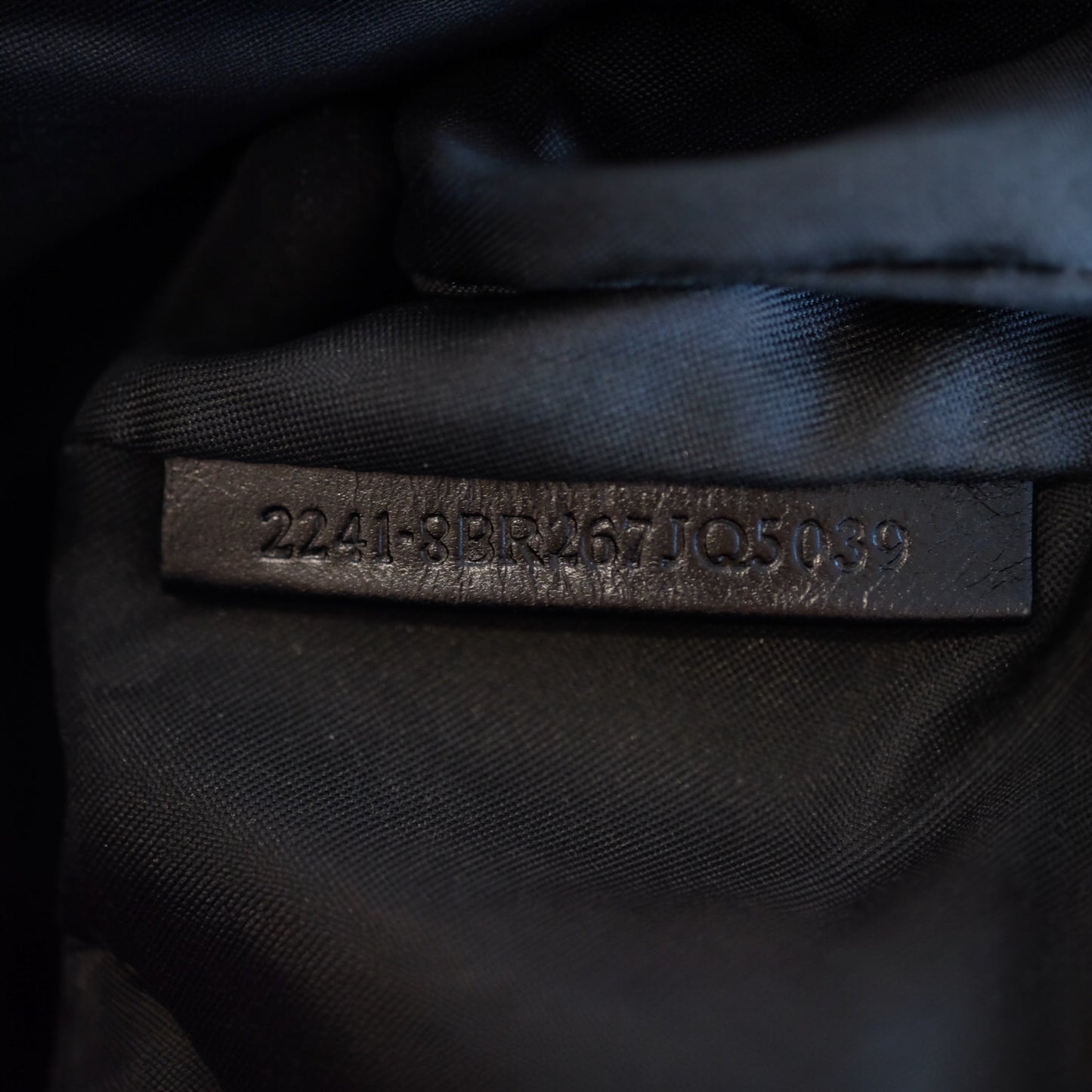 Fendi Black Baguette Cloth Shoulder Bag