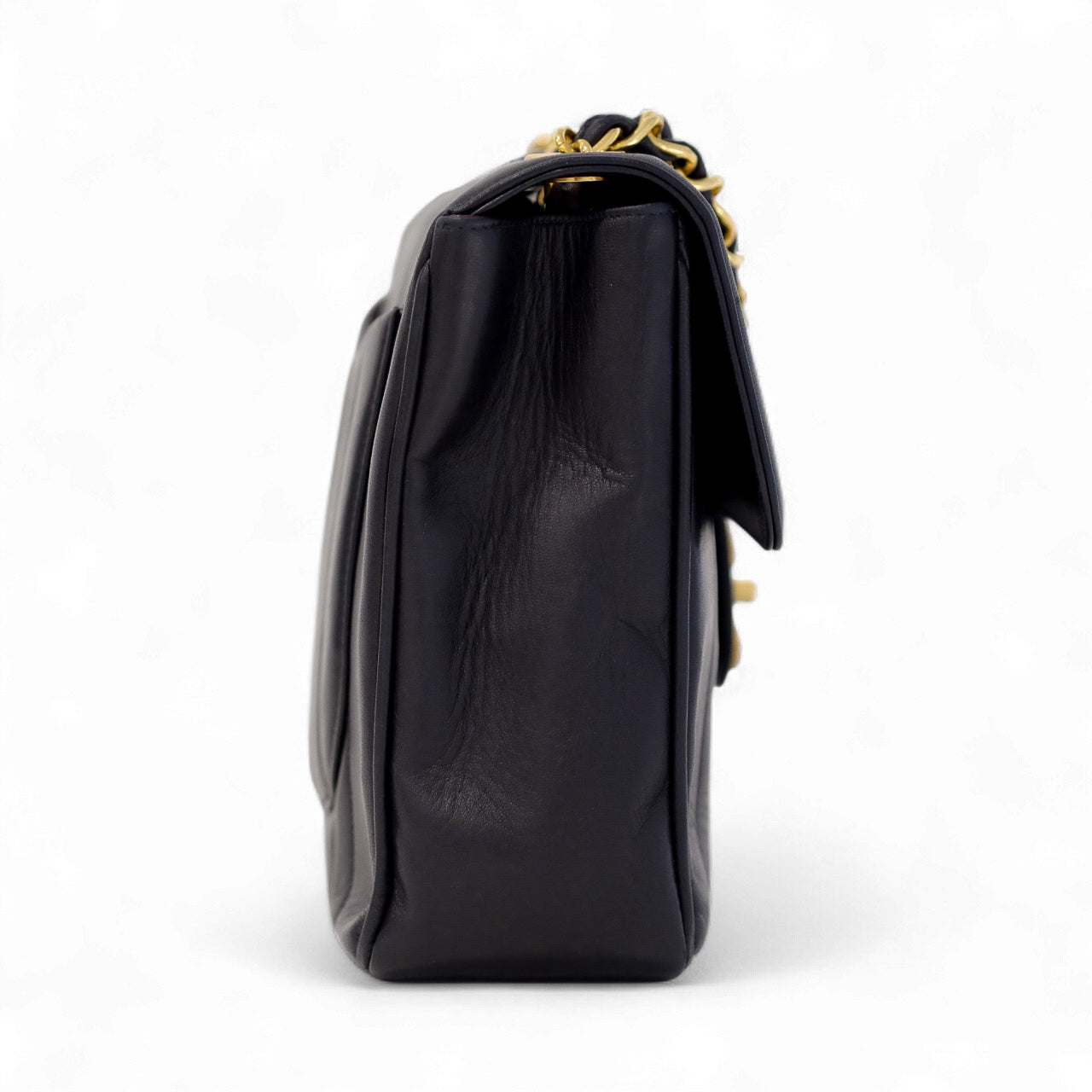 Chanel Vintage Mademoiselle Lambskin Flap Bag