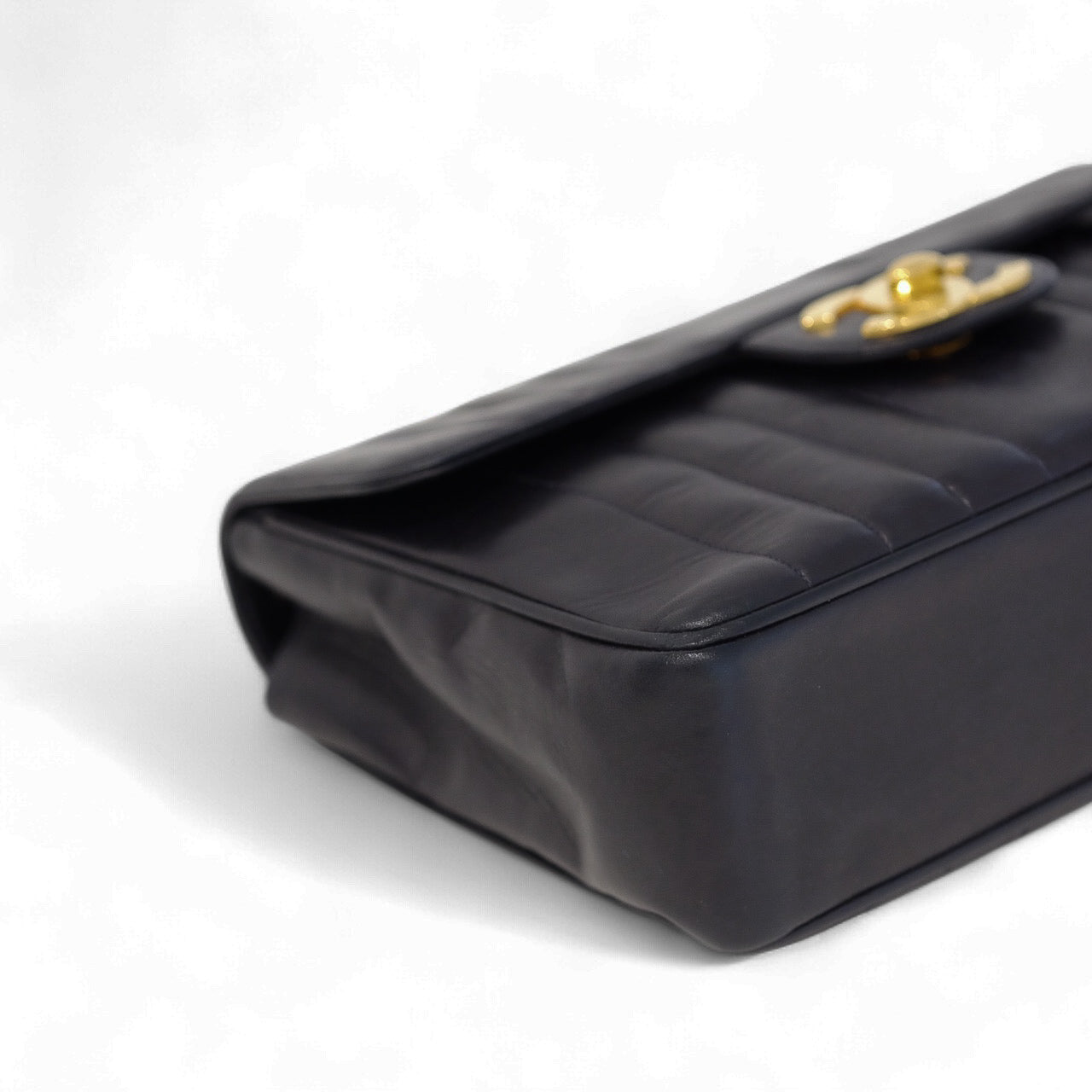 Chanel Vintage Mademoiselle Lambskin Flap Bag