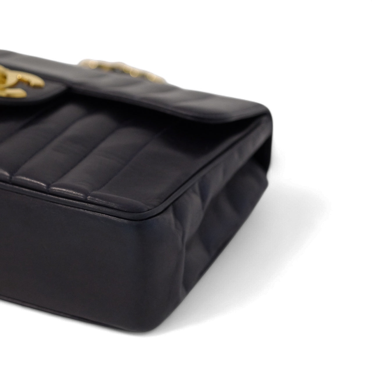 Chanel Vintage Mademoiselle Lambskin Flap Bag