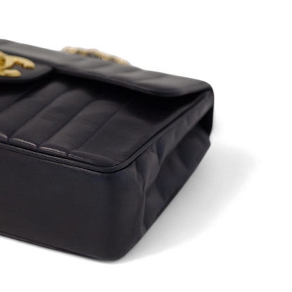 Chanel Vintage Mademoiselle Lambskin Flap Bag