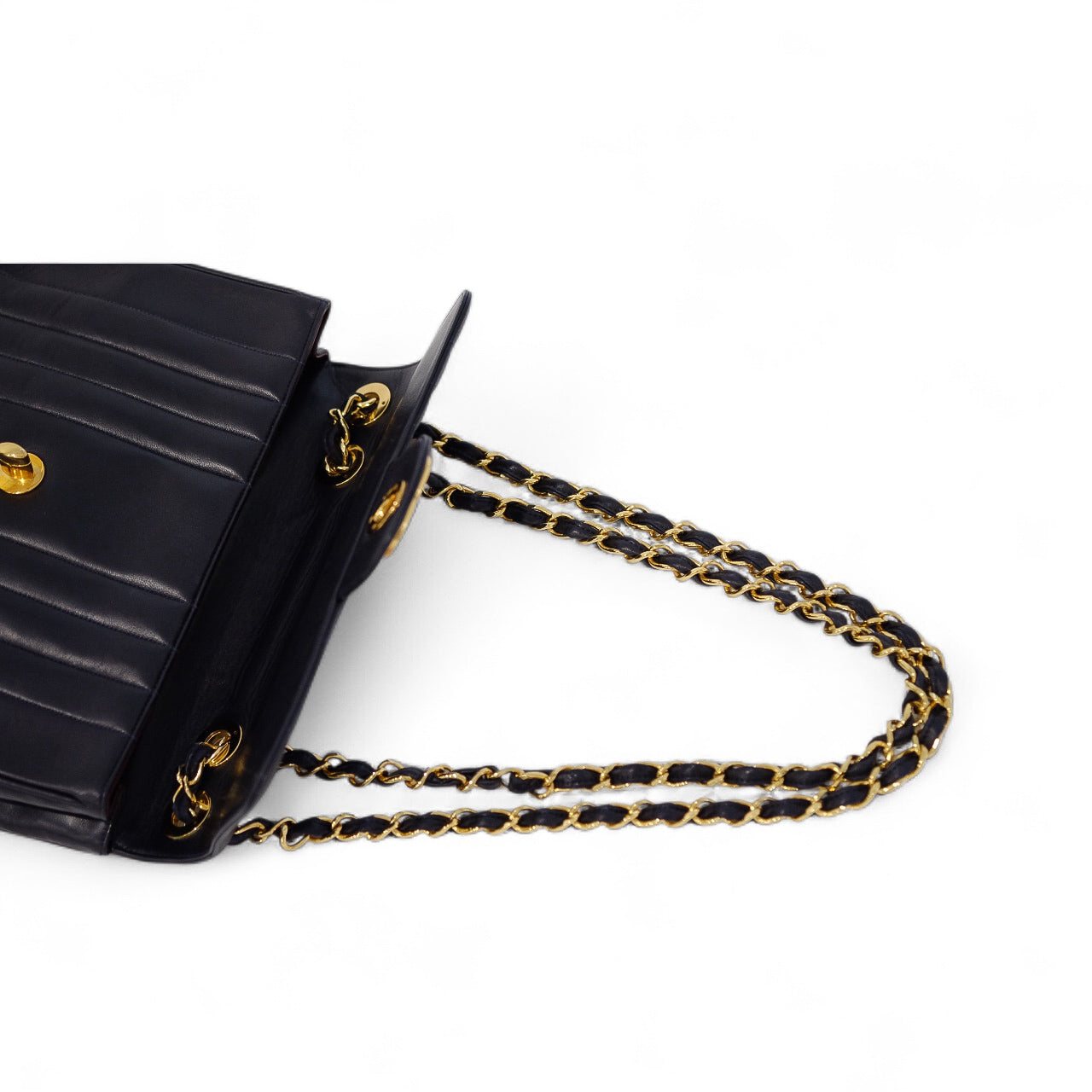 Chanel Vintage Mademoiselle Lambskin Flap Bag