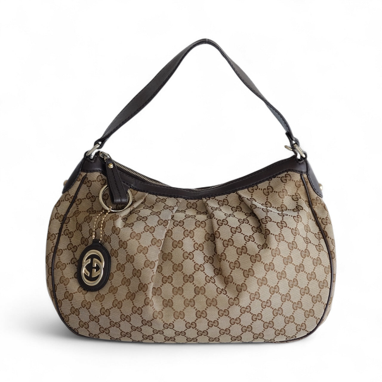 Gucci Sukey GG Canvas Hobo Bag