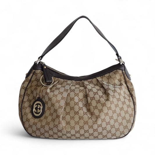Gucci Sukey GG Canvas Hobo Bag