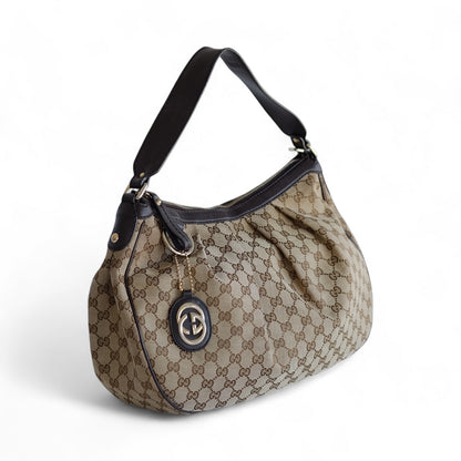 Gucci Sukey GG Canvas Hobo Bag