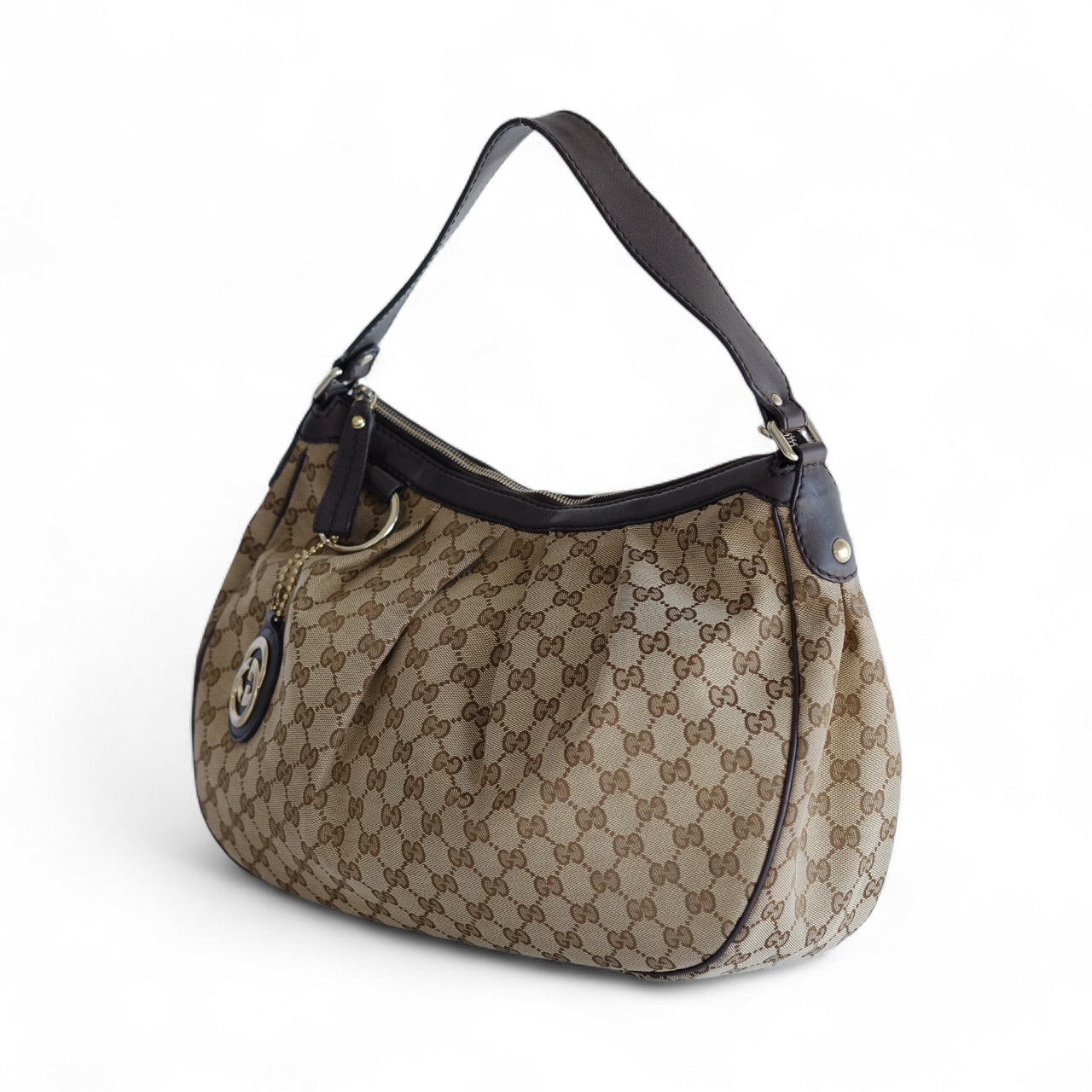 Gucci Sukey GG Canvas Hobo Bag
